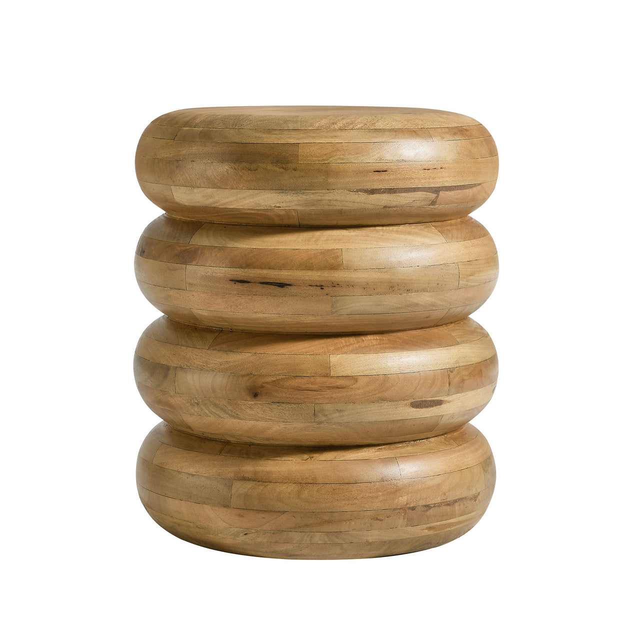 Drevelle Side Table, Natural Wood