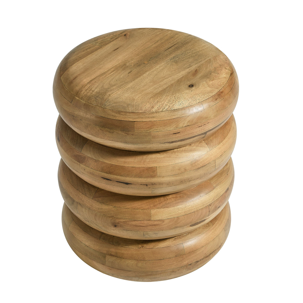 Drevelle Side Table, Natural Wood