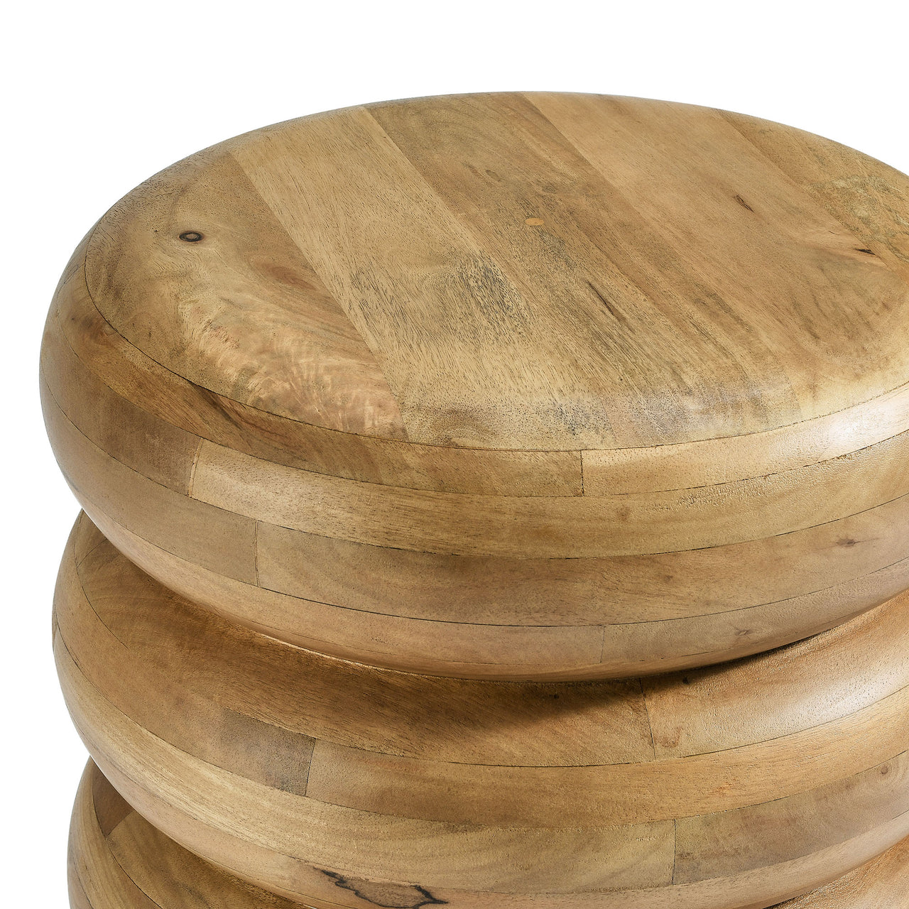 Drevelle Side Table, Natural Wood