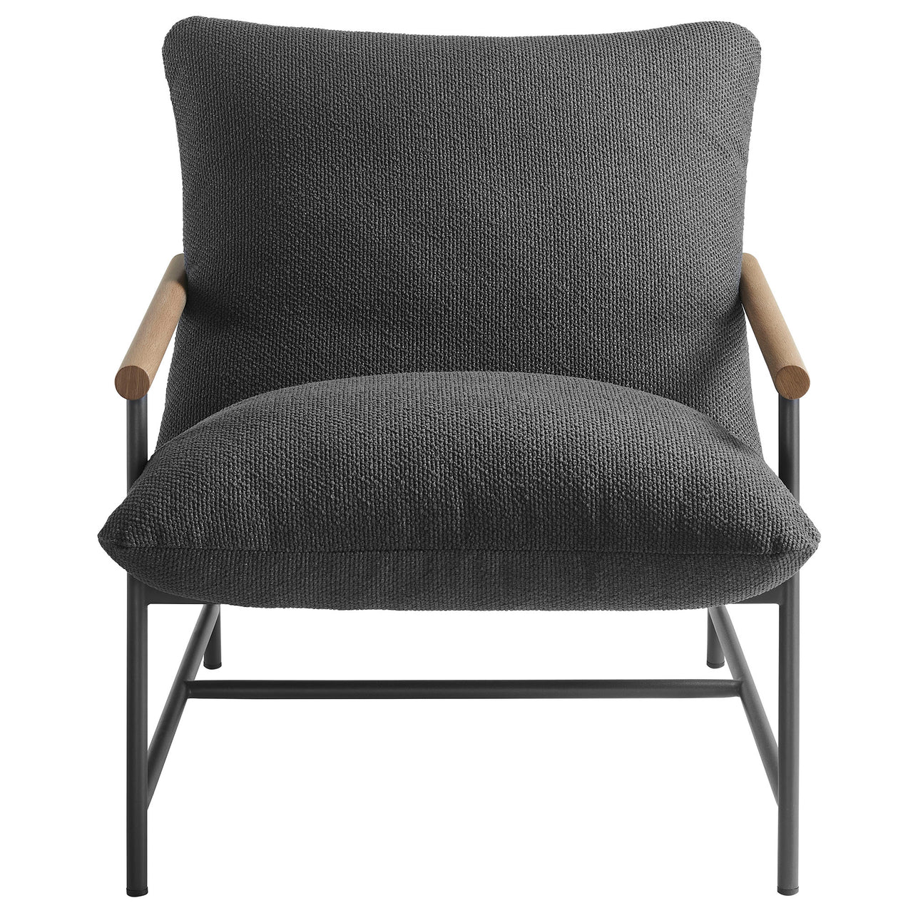 Bo Peep Alfresco Boucle Lounge Chair, Charcoal