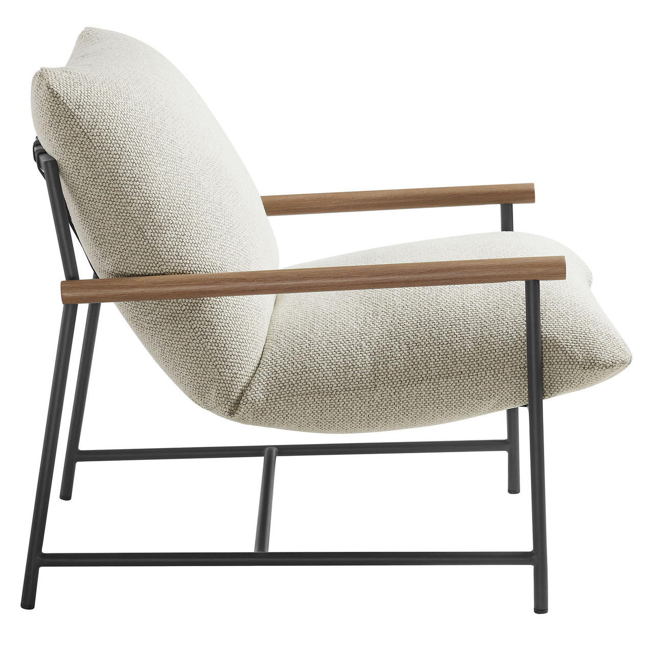 Bo Peep Alfresco Boucle Lounge Chair, Ivory