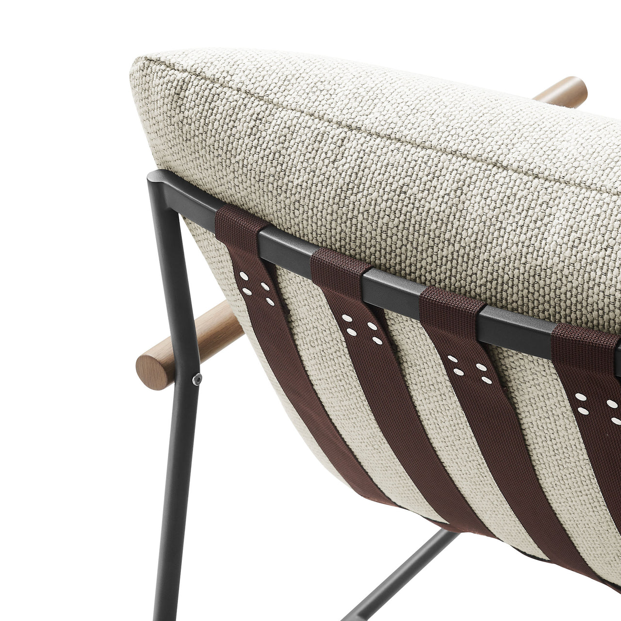 Bo Peep Alfresco Boucle Lounge Chair w/ Ottoman, Ivory