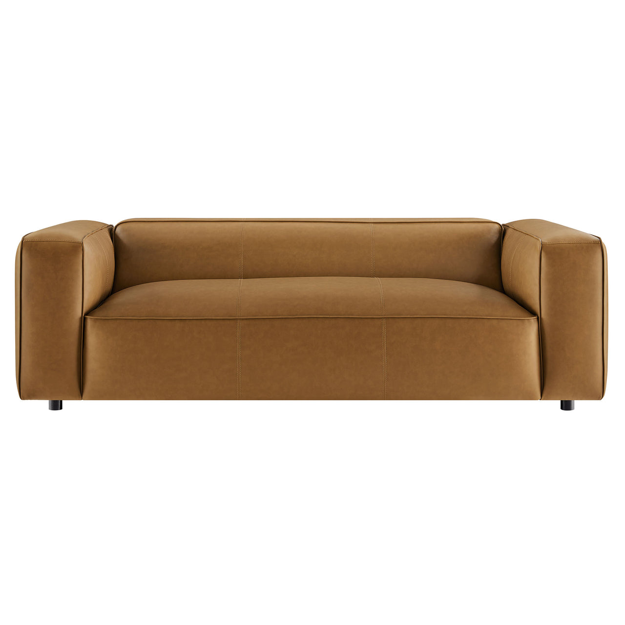 Ardyn Eco-Leather Sofa, Camel