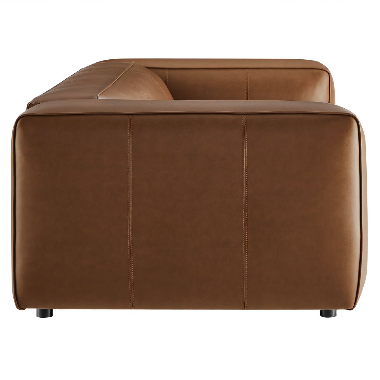 Ardyn Eco-Leather Sofa, Coffee