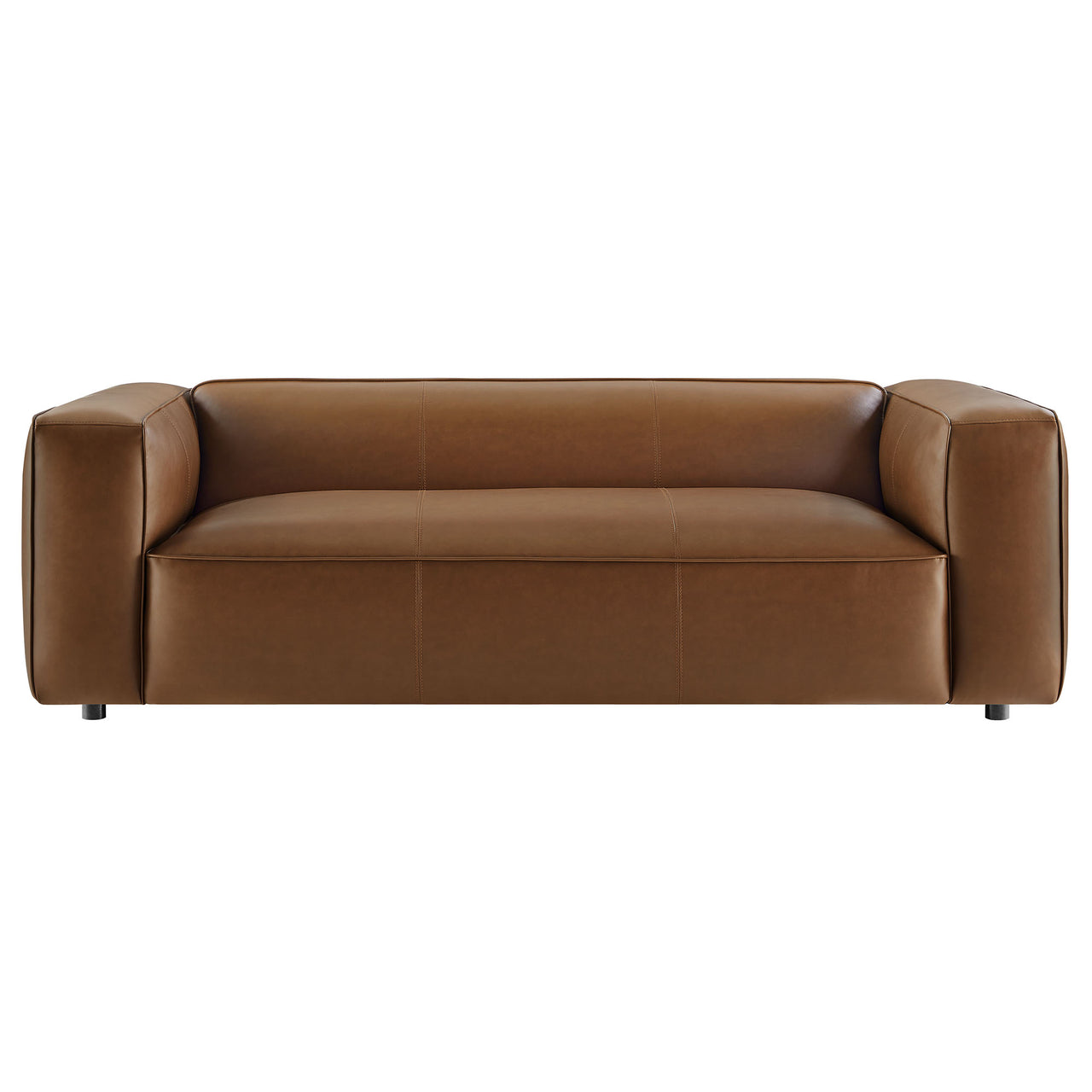 Ardyn Eco-Leather Sofa, Coffee
