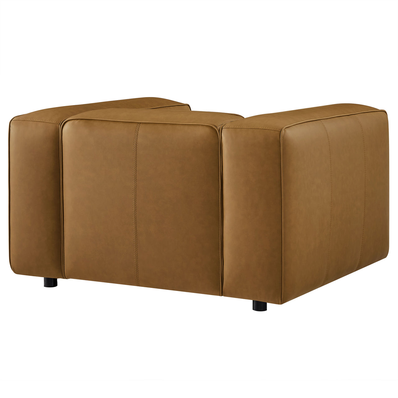 Ardyn Eco-Leather Armchair, Camel