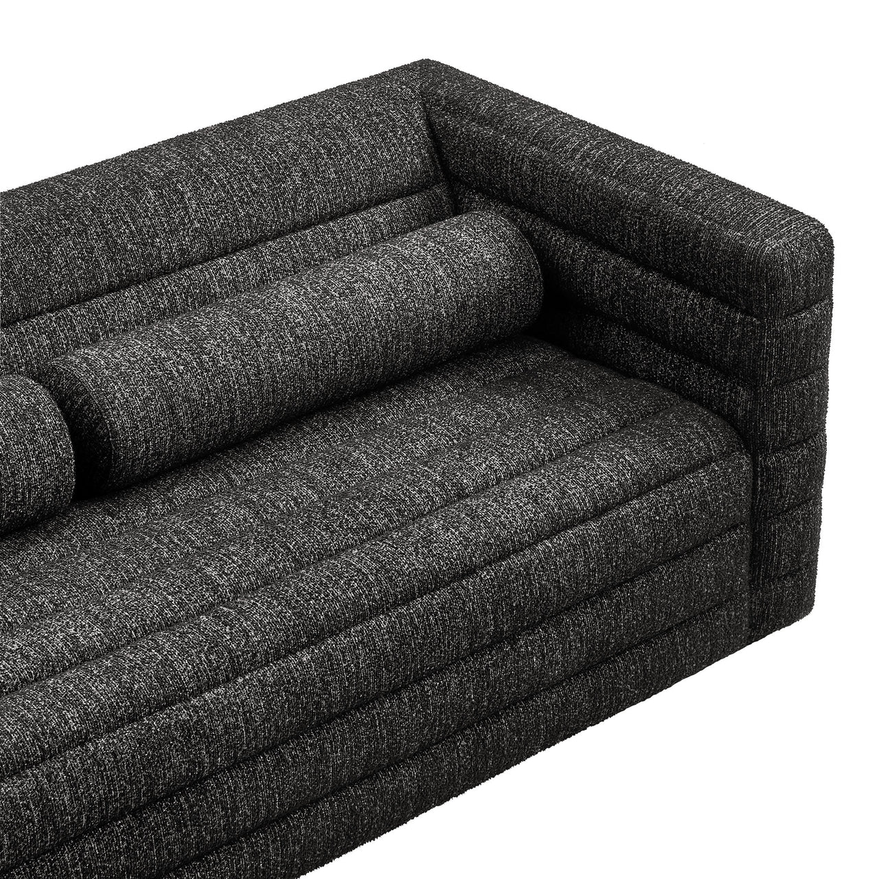 Convey Boucle Sofa, Charcoal
