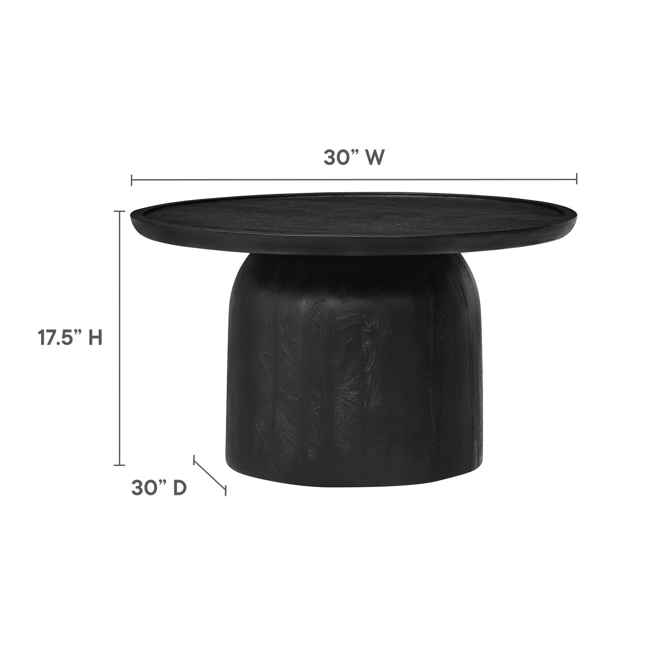 Orwin Coffee Table, Black