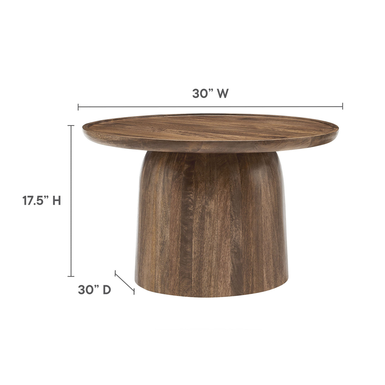 Orwin Coffee Table, Walnut