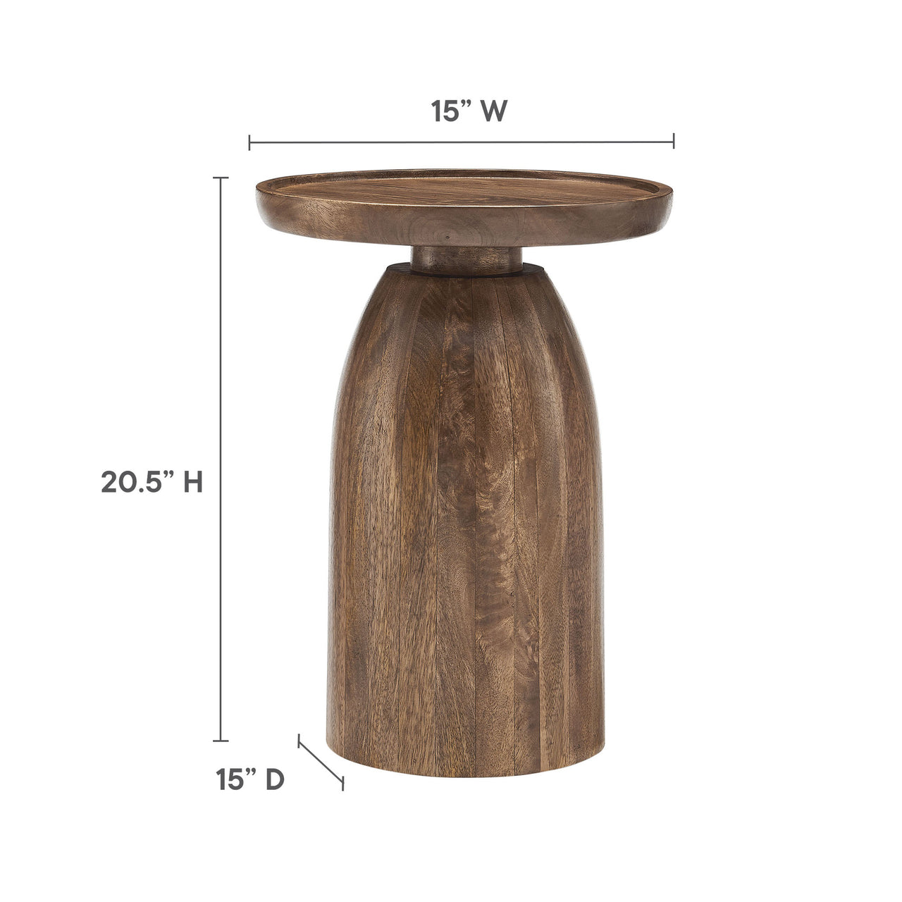 Orwin Side Table, Walnut