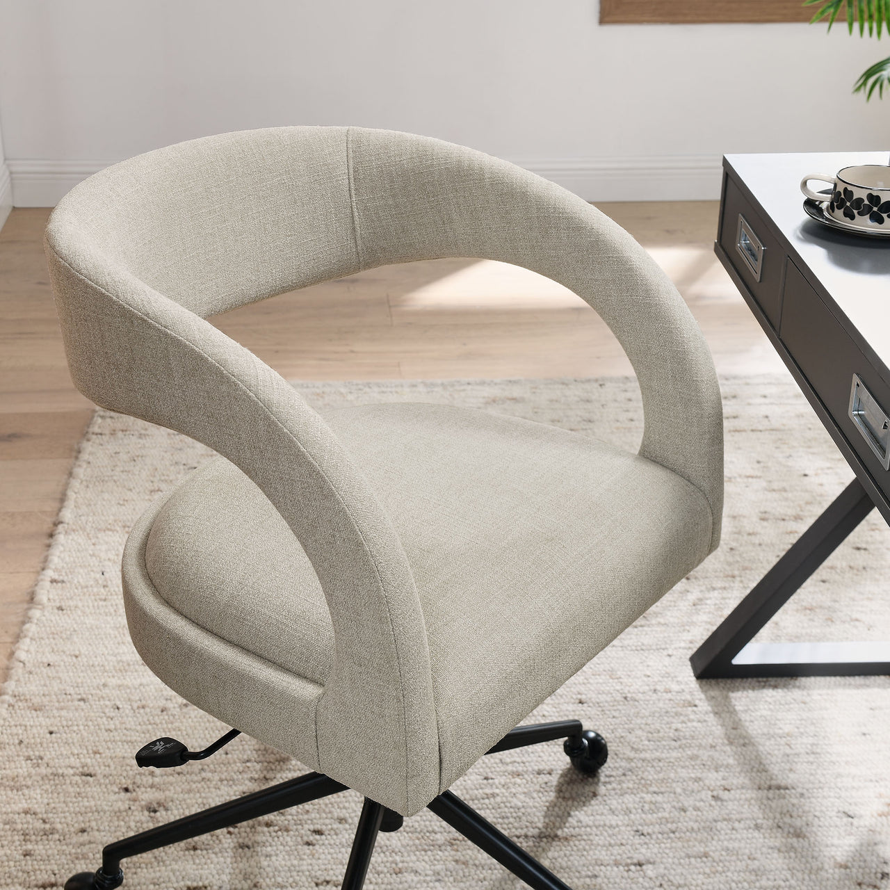 Heron Office Chair, Linen
