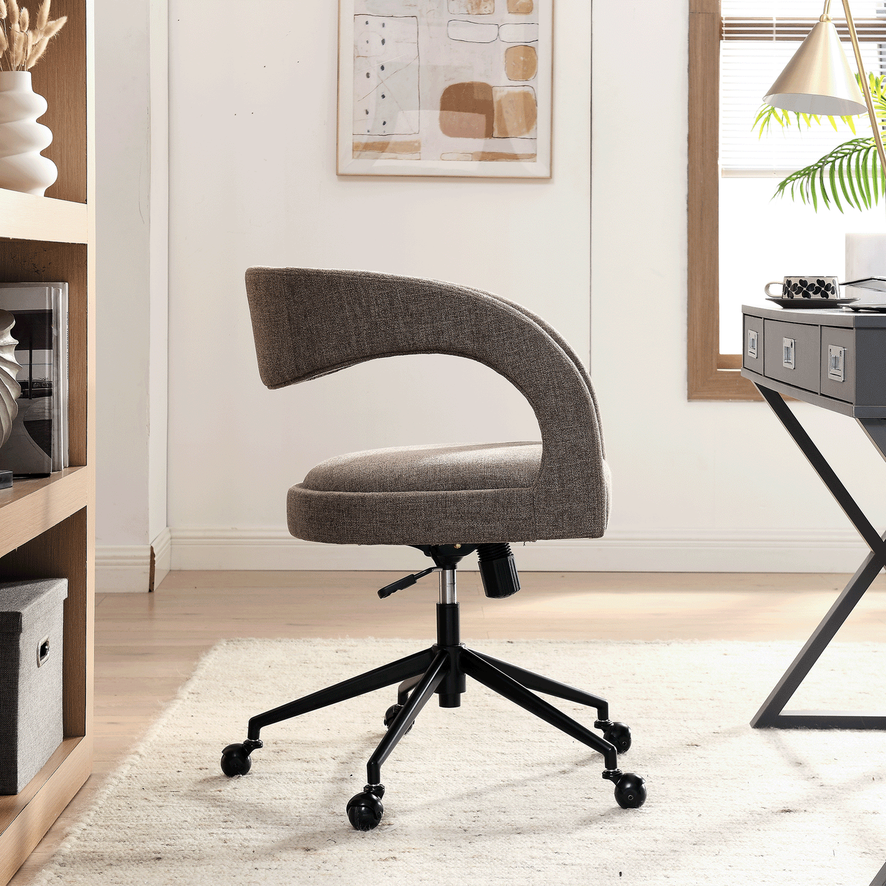 Heron Office Chair, Mocha