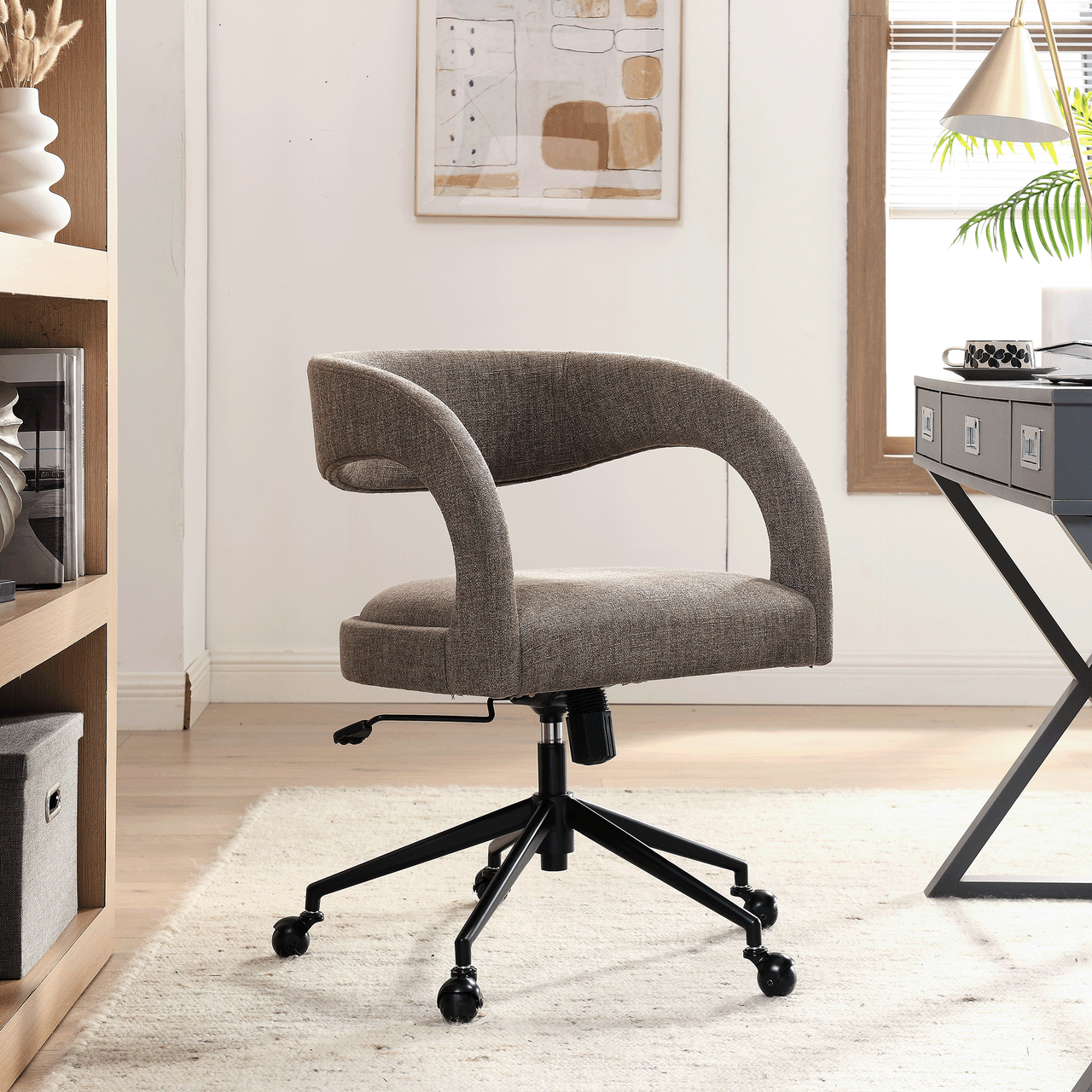 Heron Office Chair, Mocha