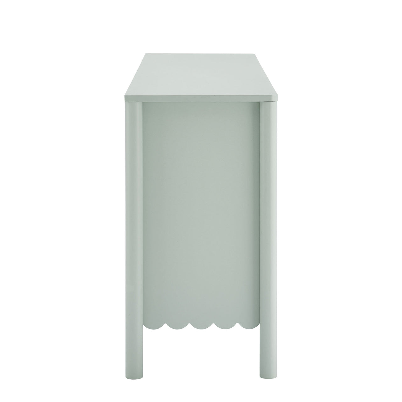 Amelia Petal-Carved Sideboard, Sage