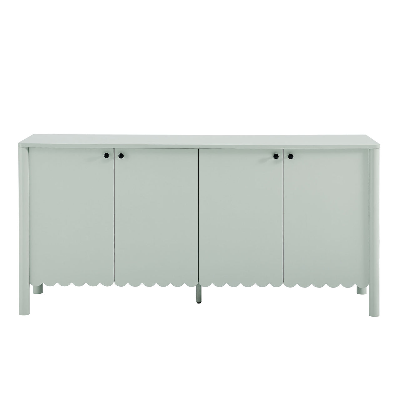 Amelia Petal-Carved Sideboard, Sage