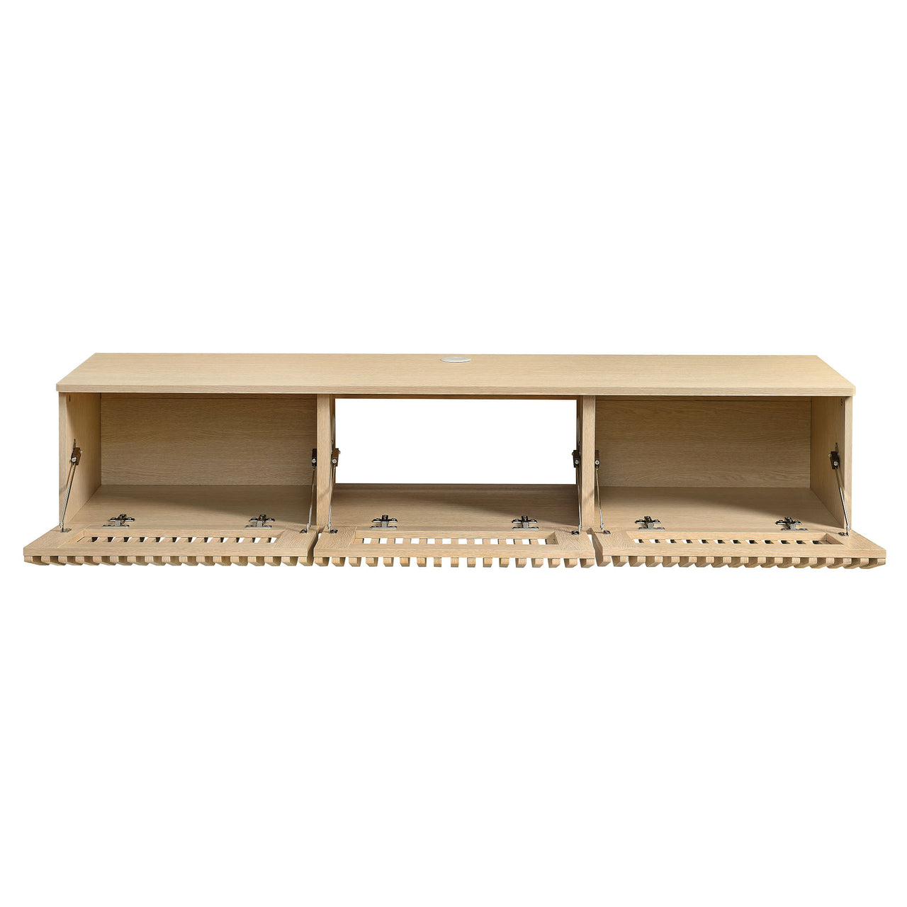 Scalio Floating TV Stand, Cream
