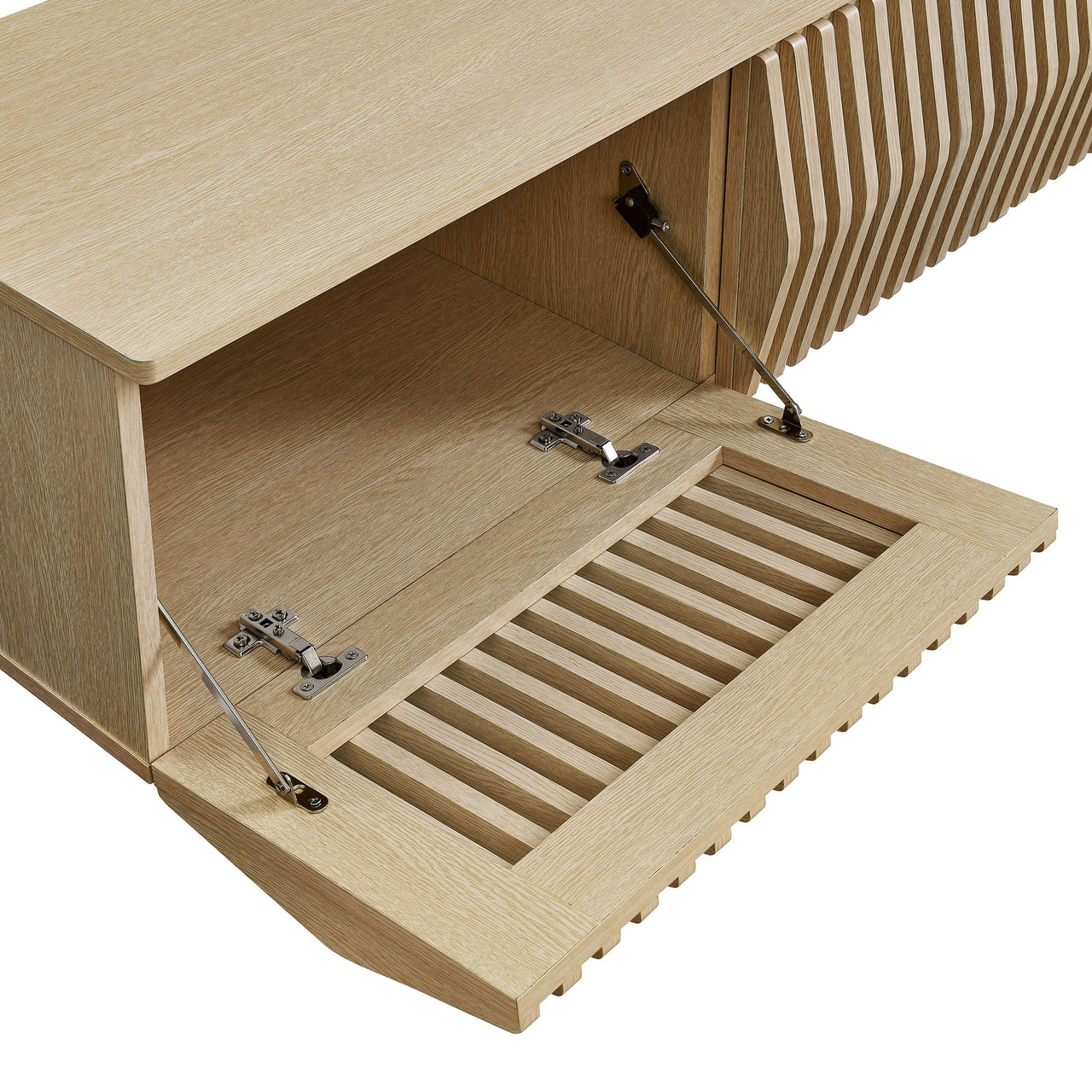 Scalio Floating TV Stand, Cream