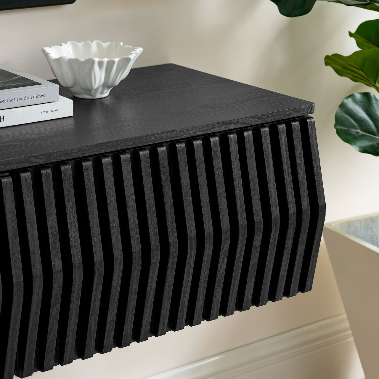 Scalio Floating TV Stand, Black