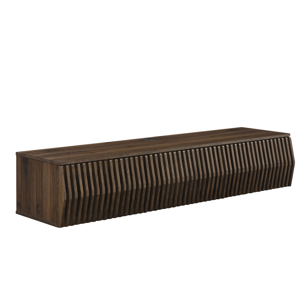 Scalio Floating TV Stand, Walnut