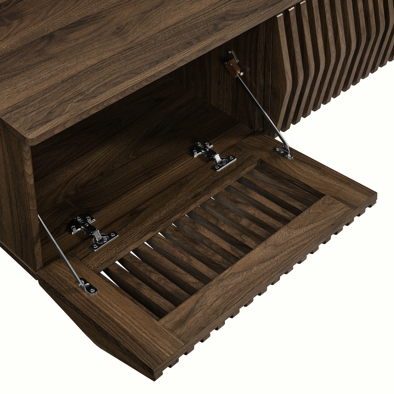 Scalio Floating TV Stand, Walnut