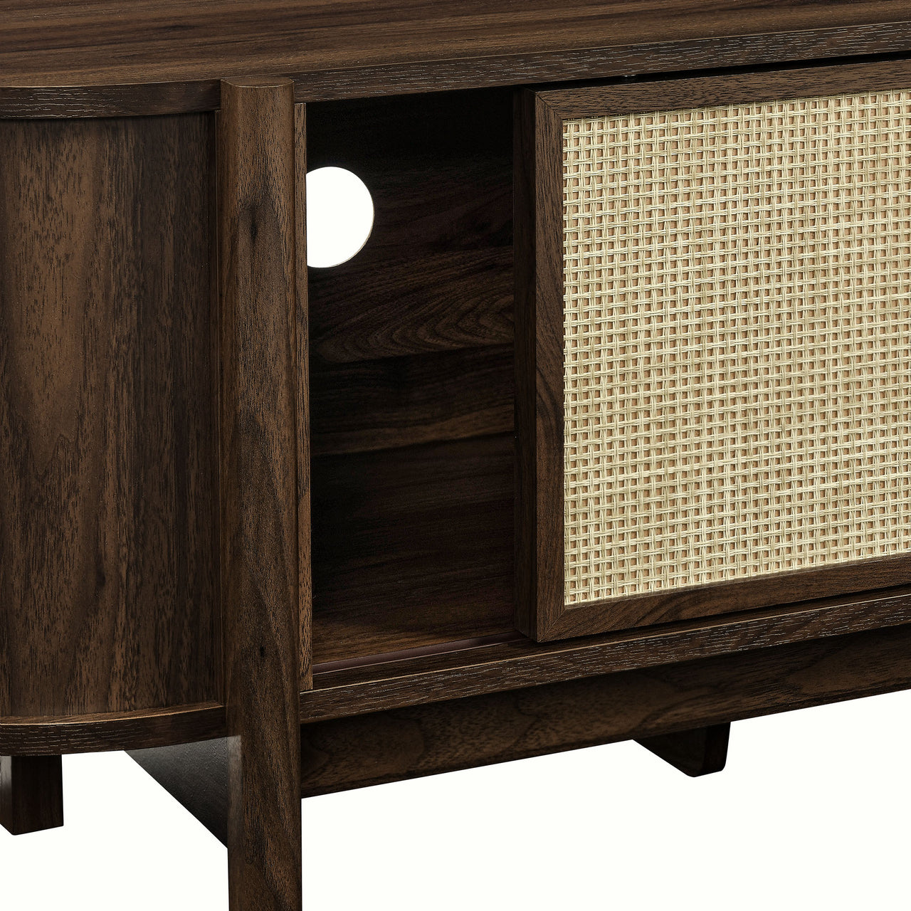 Cevoria TV Stand, Walnut