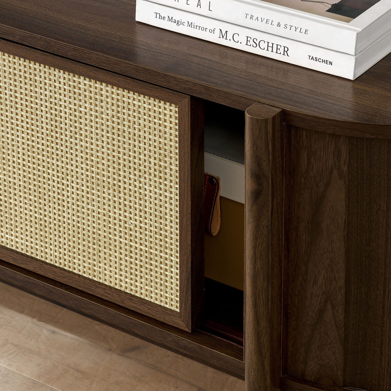 Cevoria TV Stand, Walnut