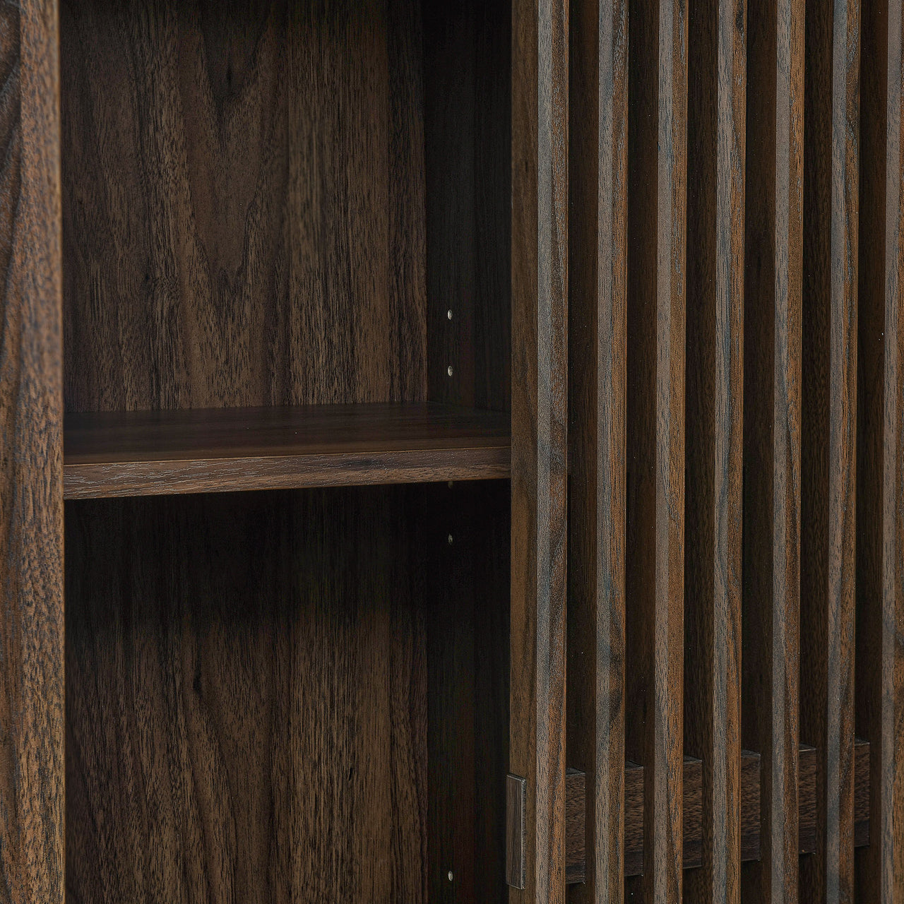Scalio Storage Cabinet, Walnut