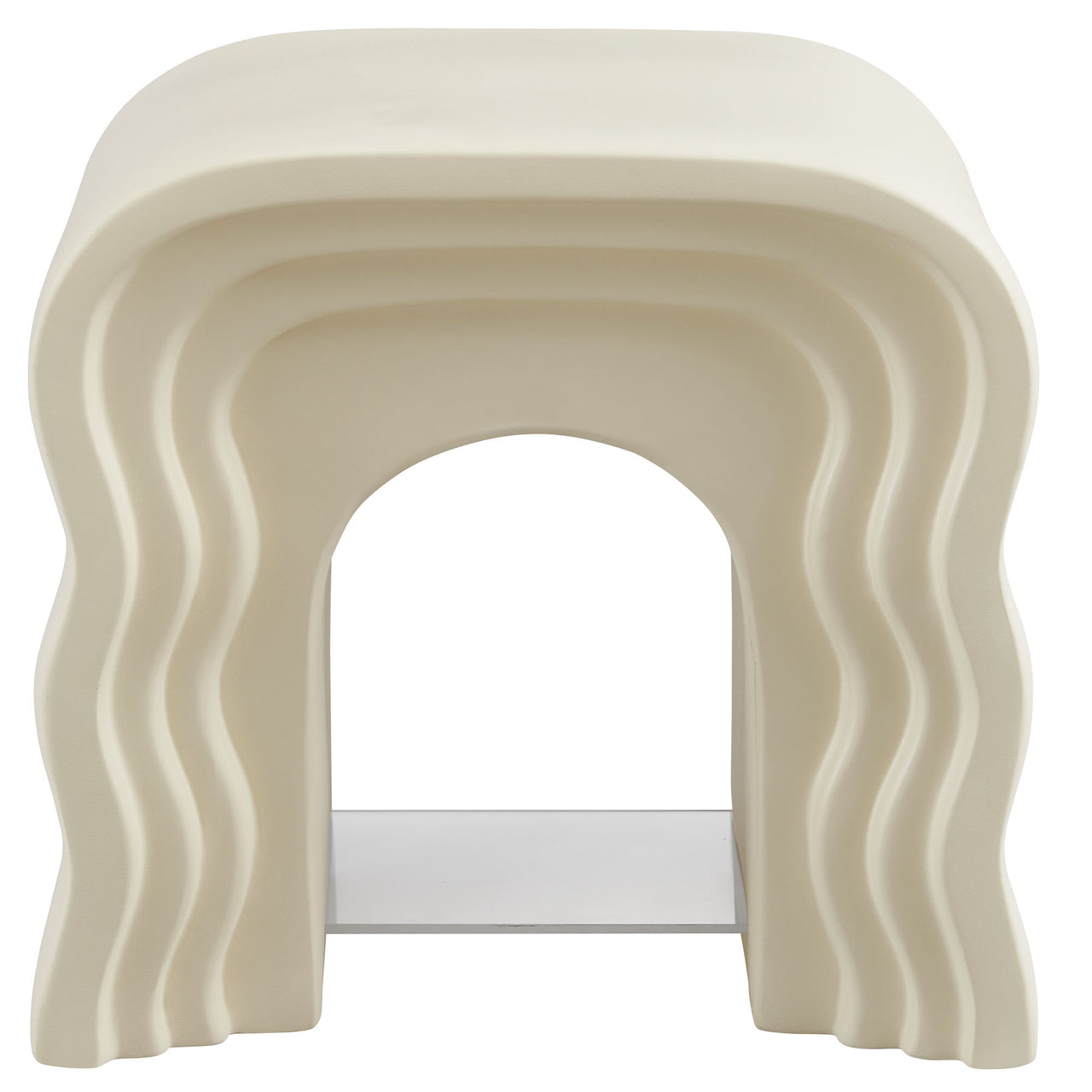 Corrynne Side Table, Ivory