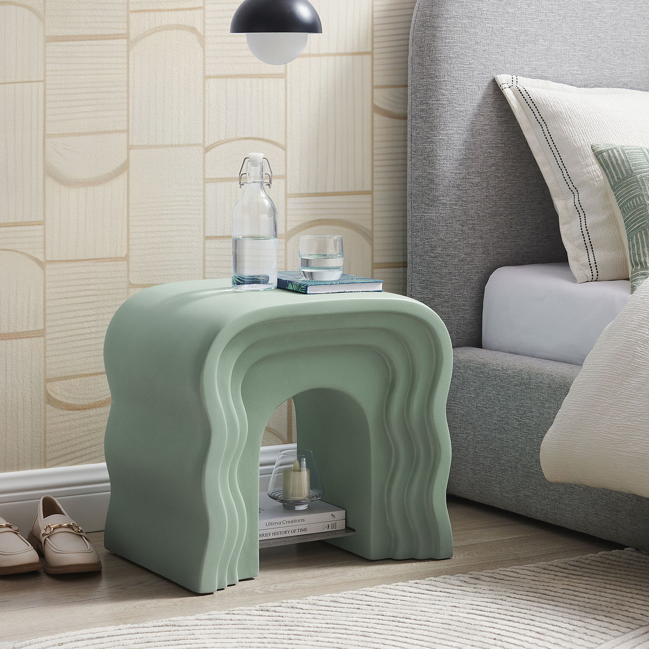 Corrynne Side Table, Sage