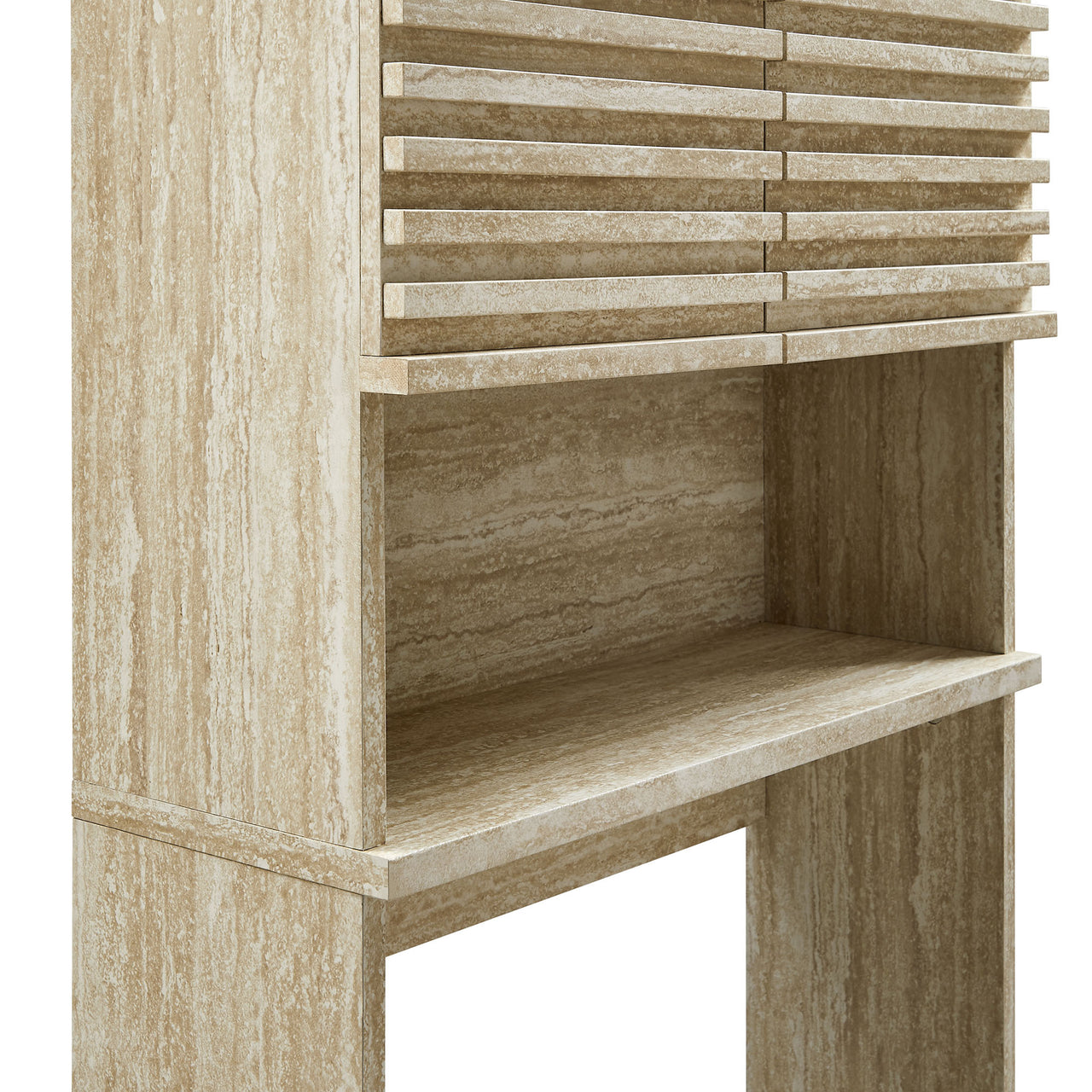 Ventra Arch Cabinet, Travertine