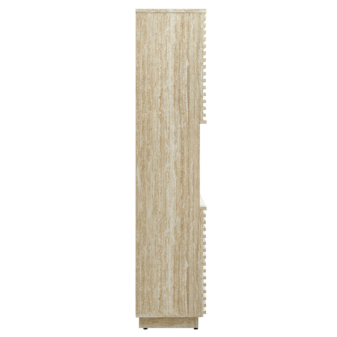 Ventra Tall Bathroom Cabinet, Travertine