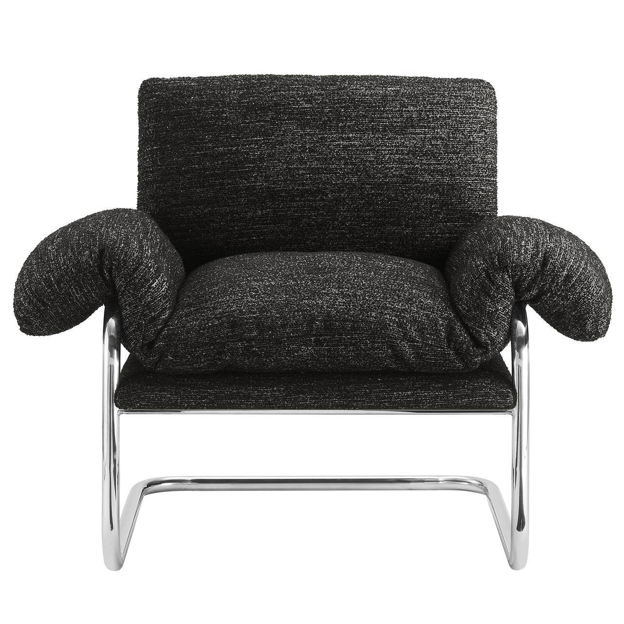 Talora Boucle Armchair, Charcoal