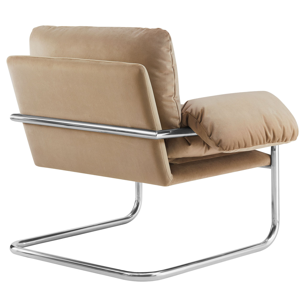 Talora Velvet Armchair, Taupe