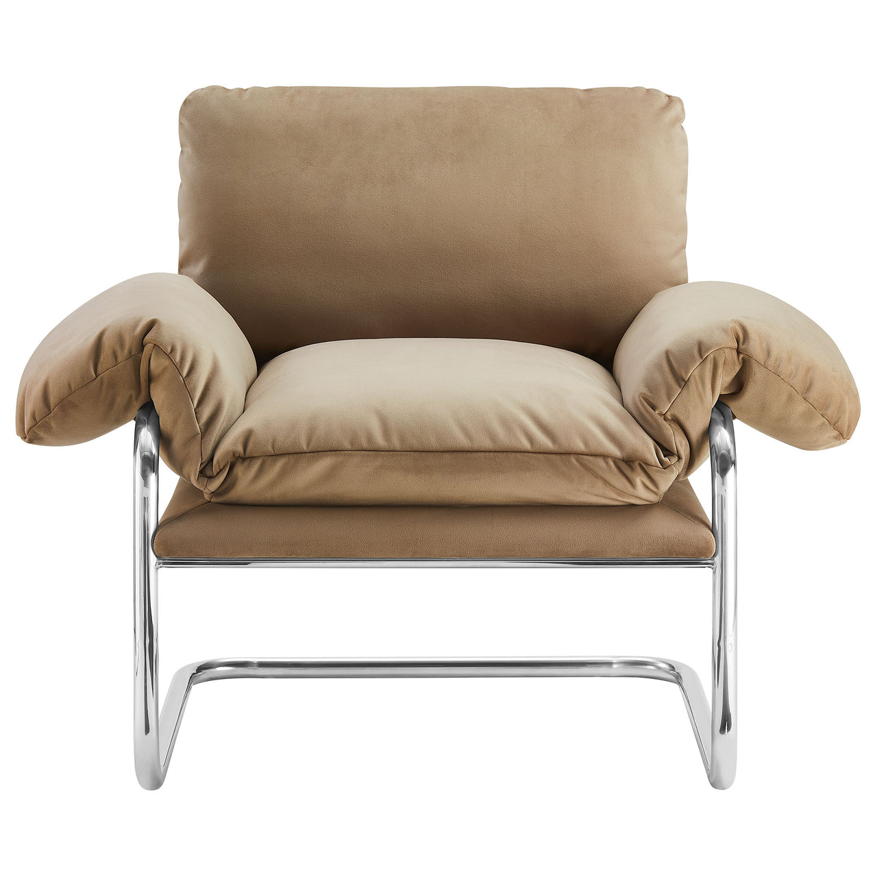 Talora Velvet Armchair, Taupe