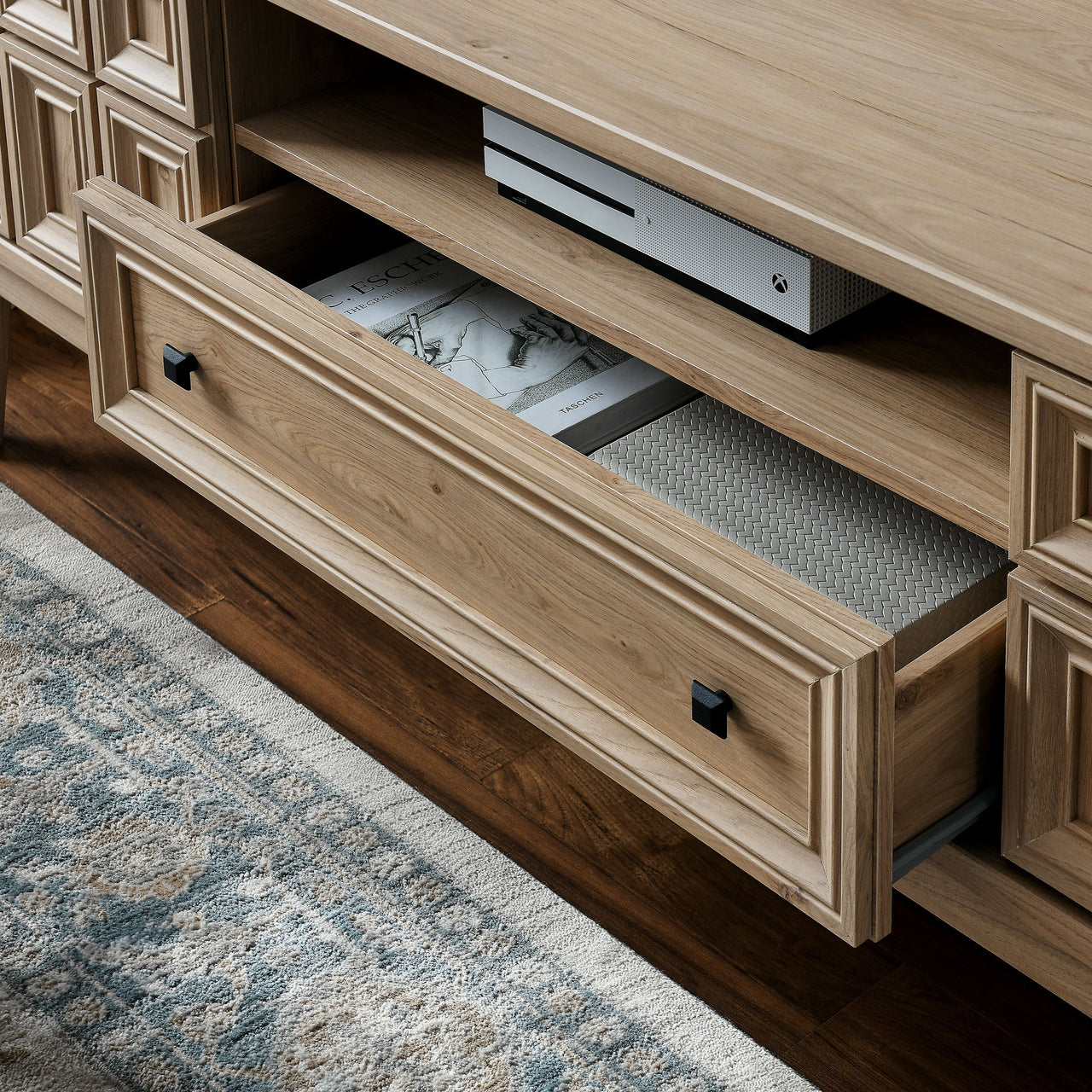 Colosseum TV Stand, Light Oak