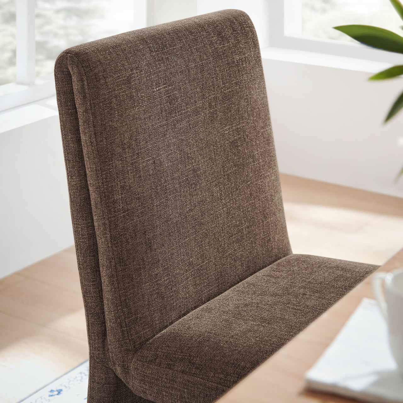 Imi Fabric Dining Chair, Mocha