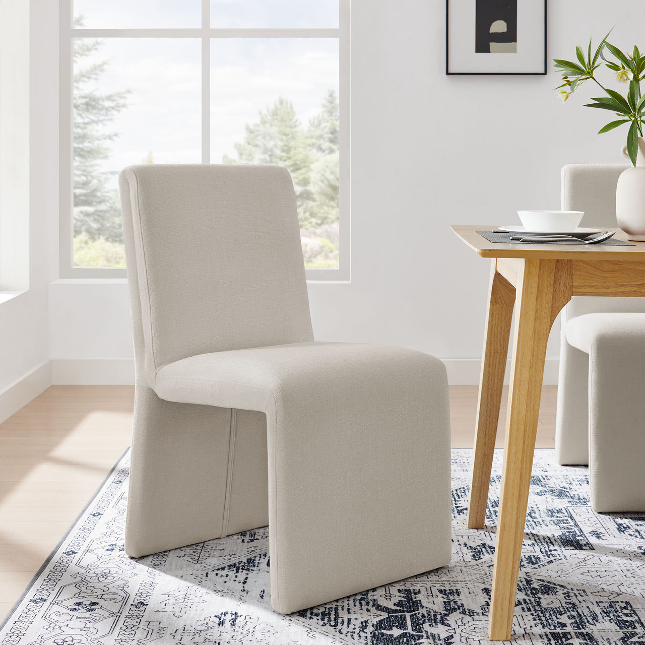 Imi Fabric Dining Chair, Sand