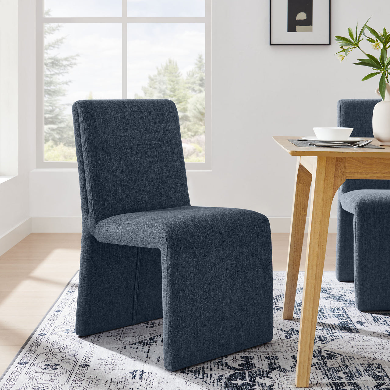 Imi Fabric Dining Chair, Slate