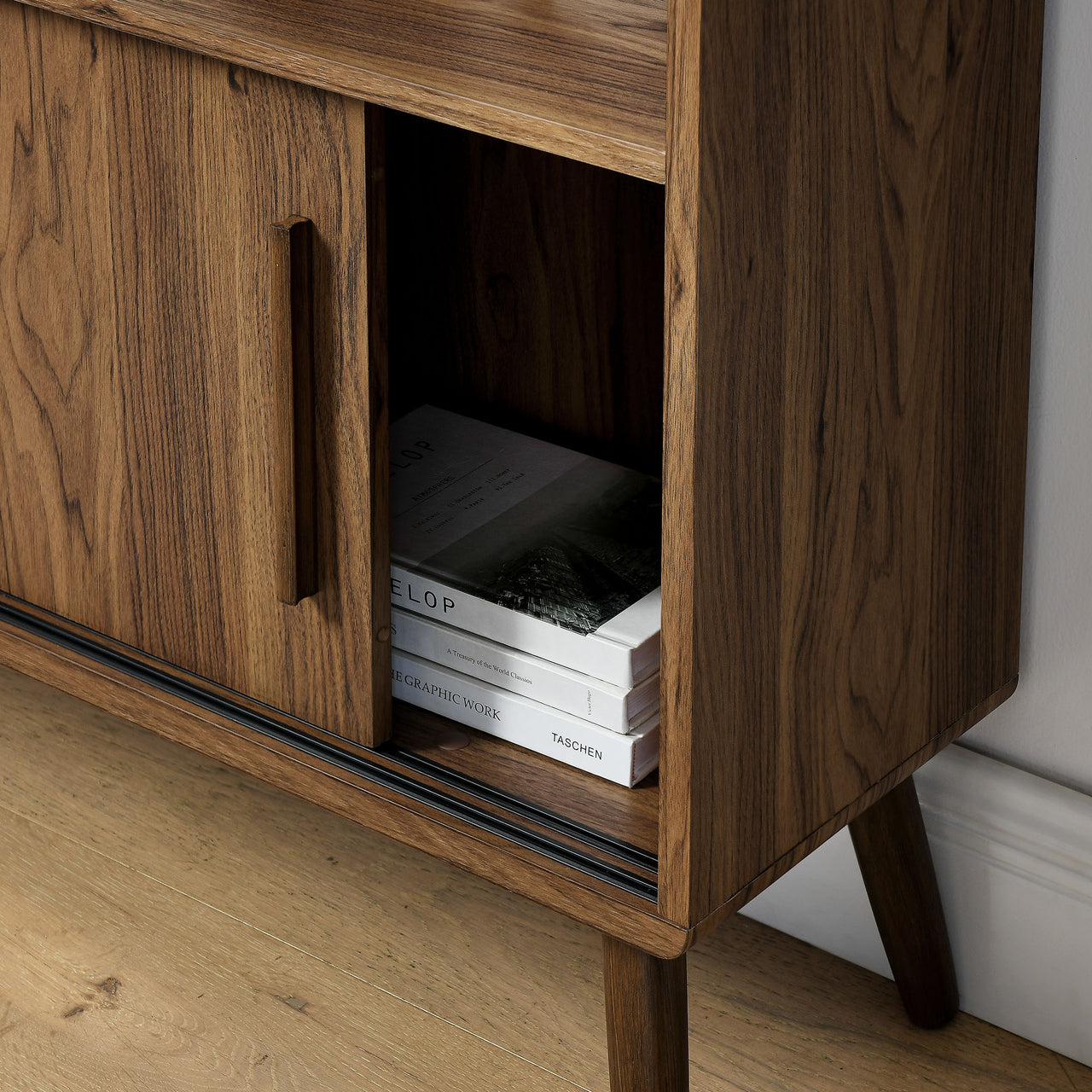 Erisen Bookcase, Large, Walnut