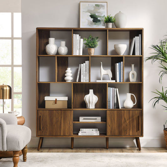 Erisen Bookcase, Extra Large, Walnut