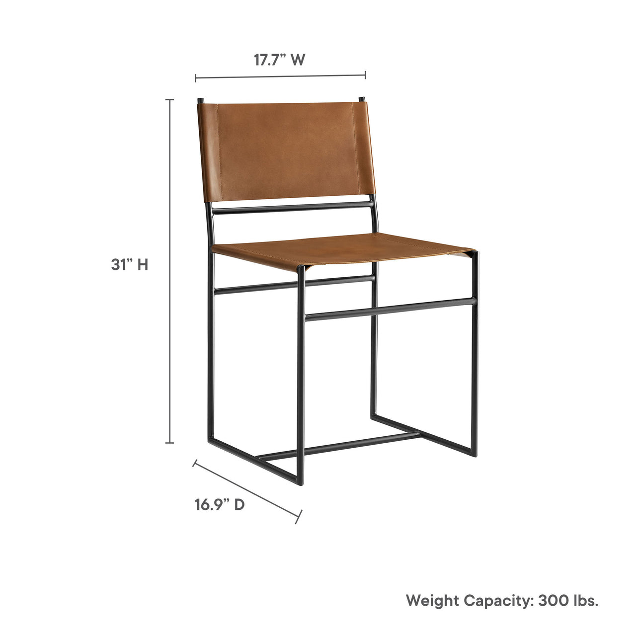 Maevira Dining Chair, Tan
