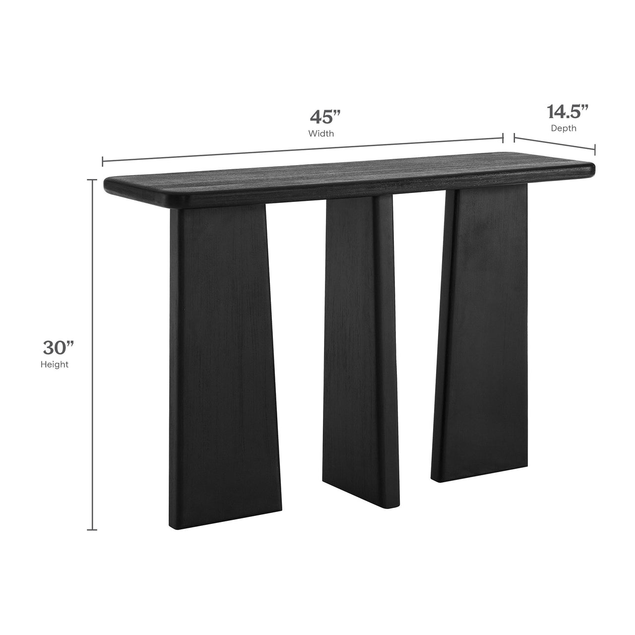 Jorvelle Sofa Table, Black