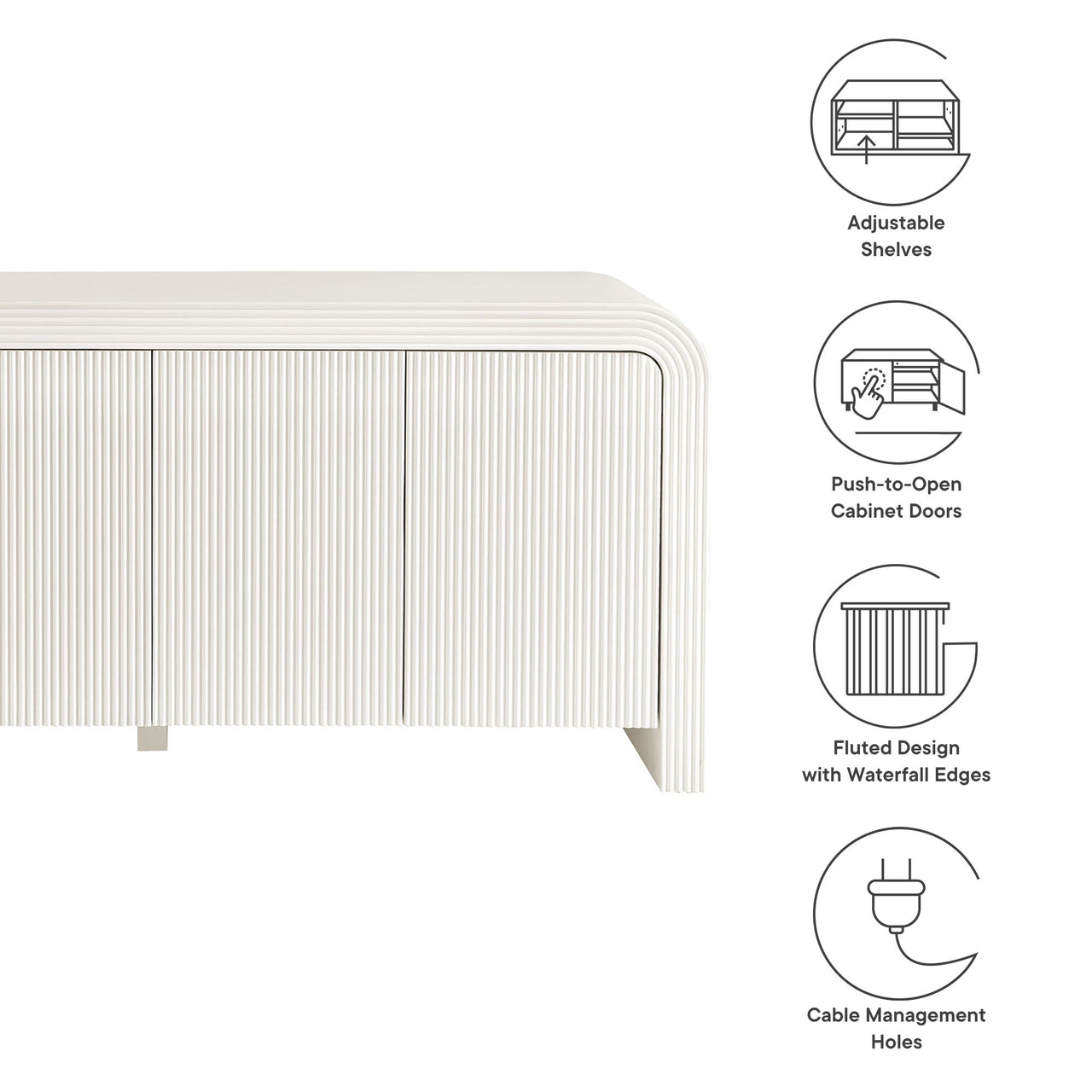 Niagra Sideboard, White