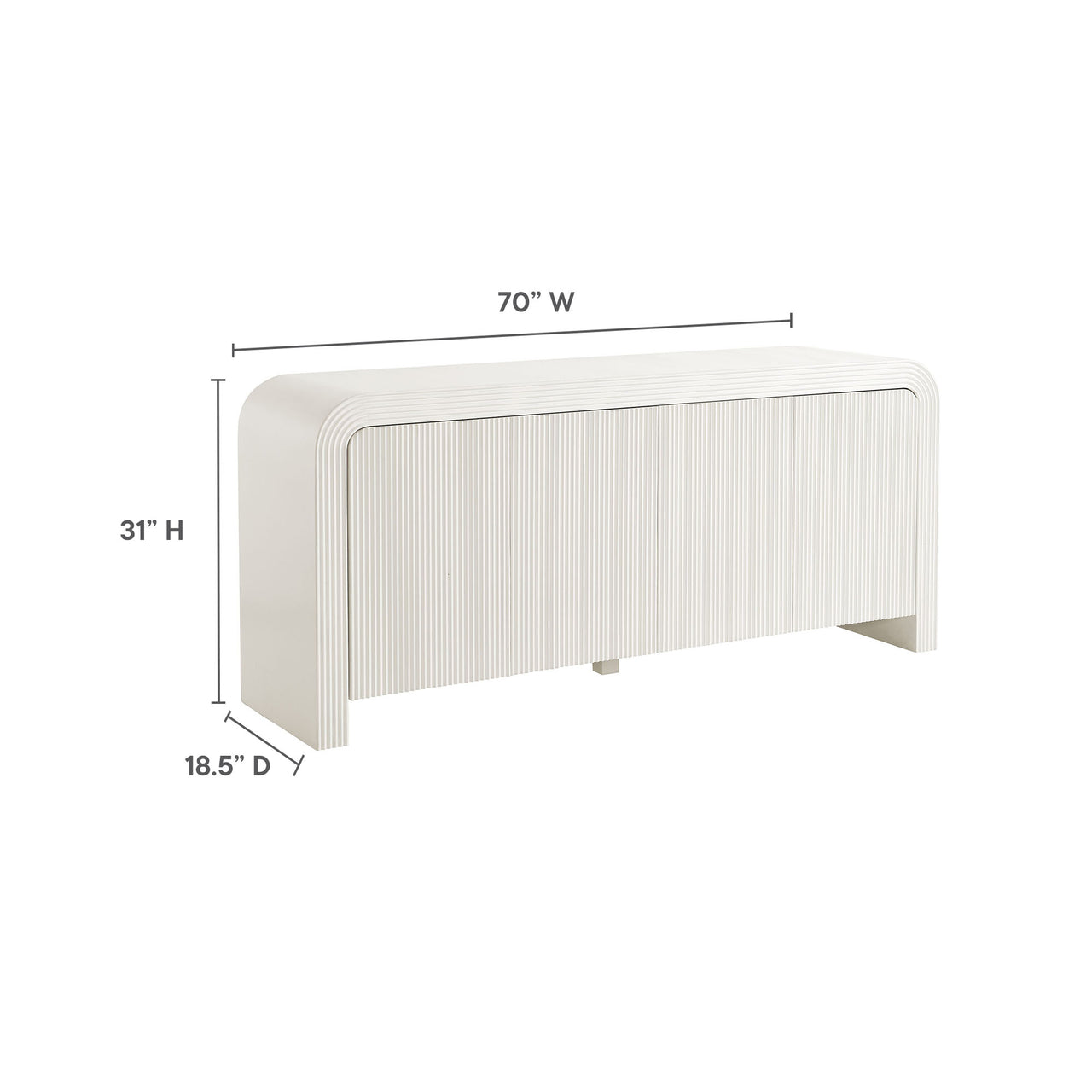 Niagra Sideboard, White