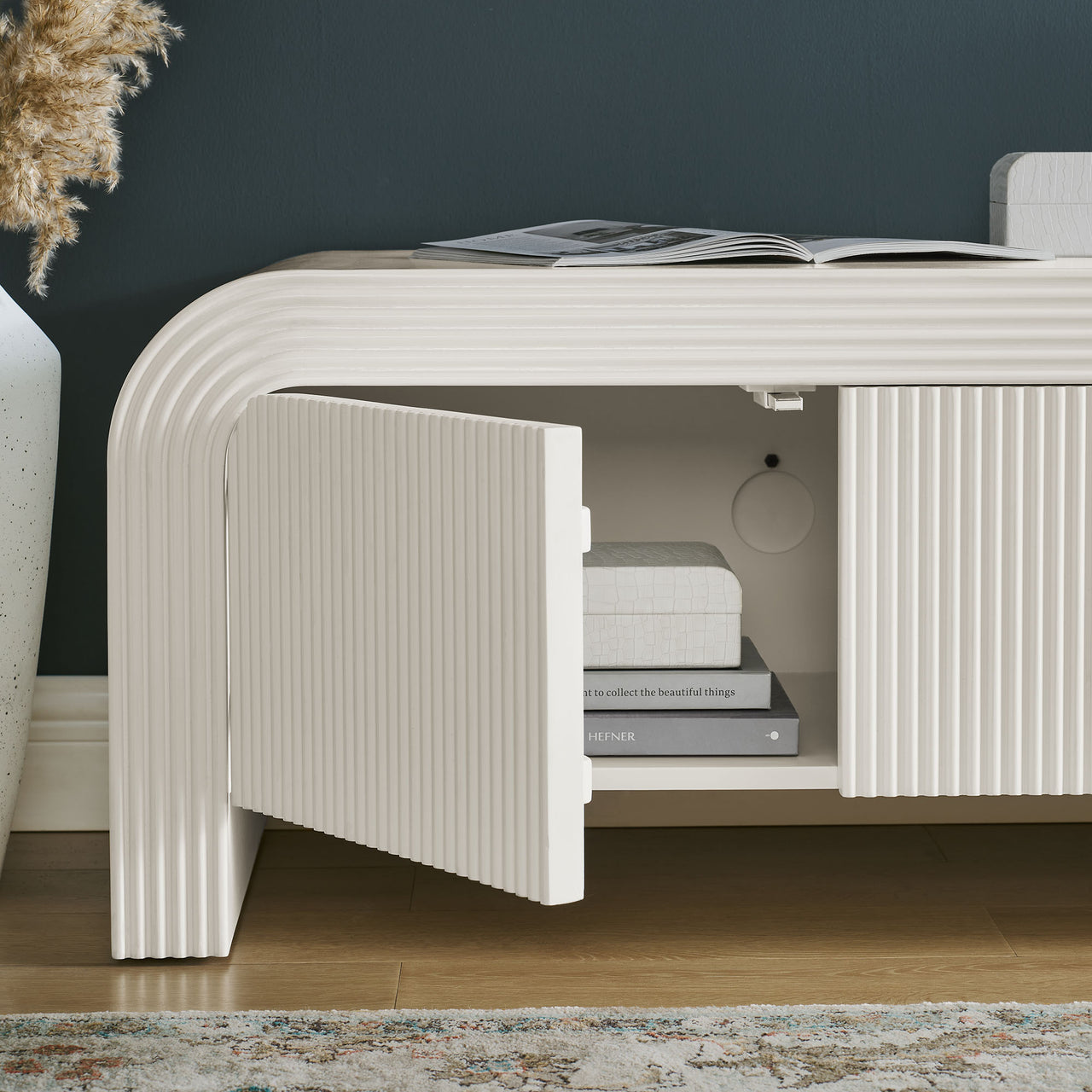 Niagra TV Stand, White