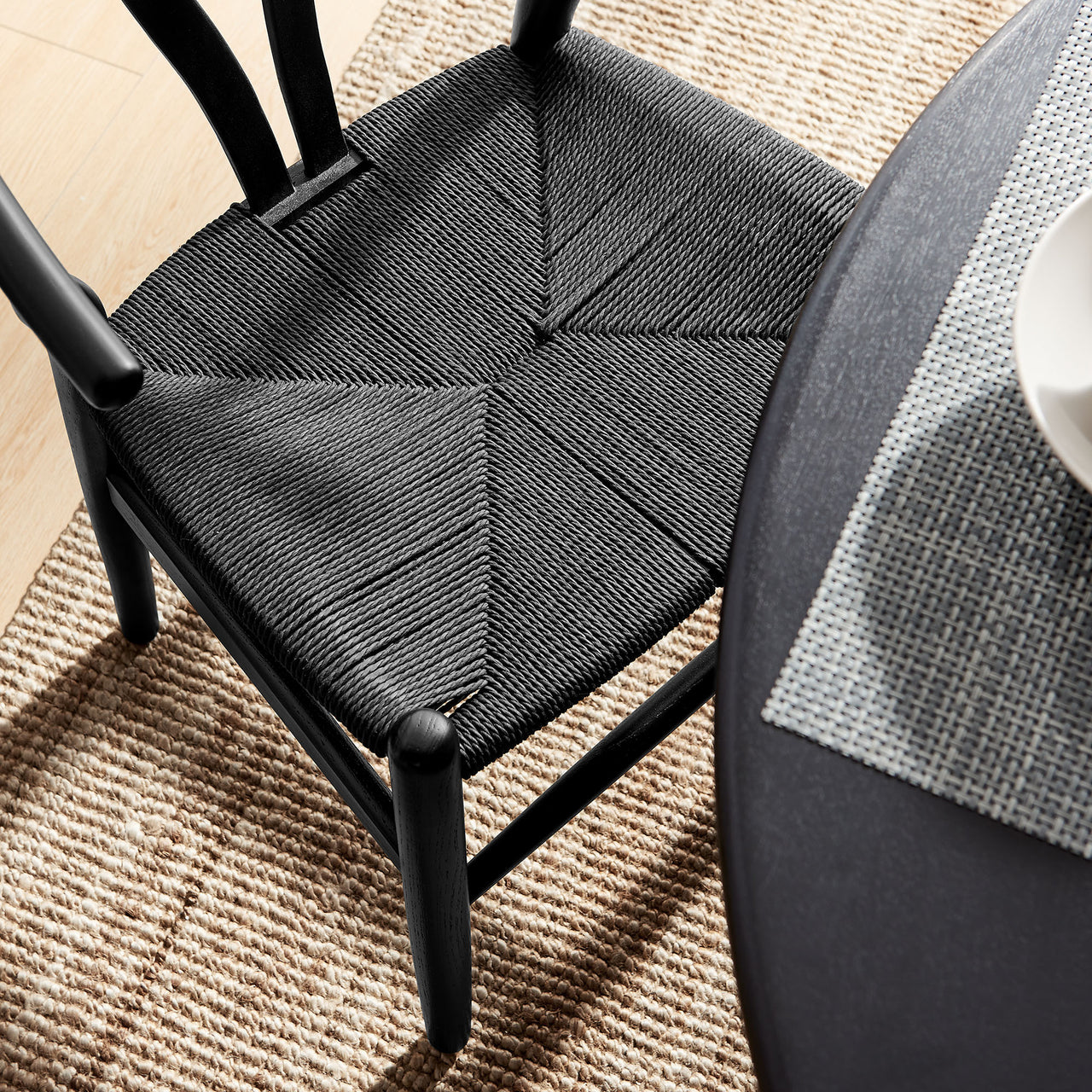 Shaker Monotone Dining Chair, Black