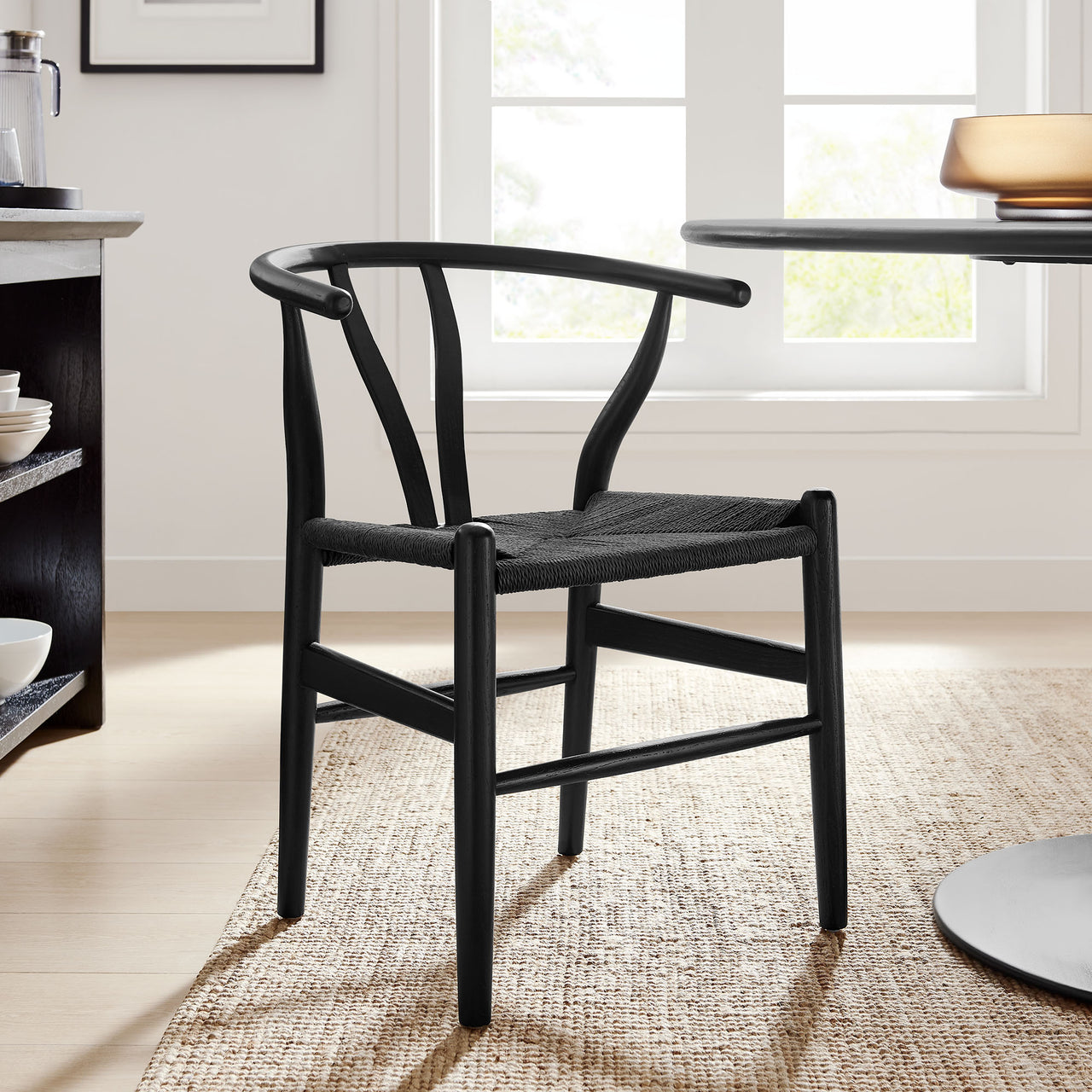 Shaker Monotone Dining Chair, Black