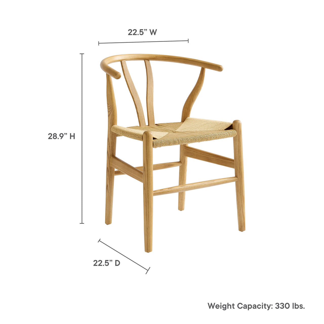Shaker Dining Chair, Natural Wood