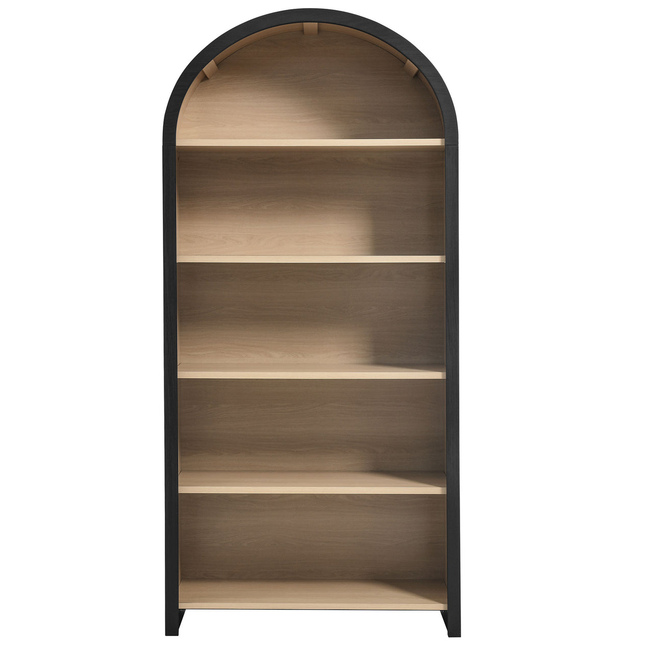 Eloweth Bookcase | Display Cabinet, Large, Black