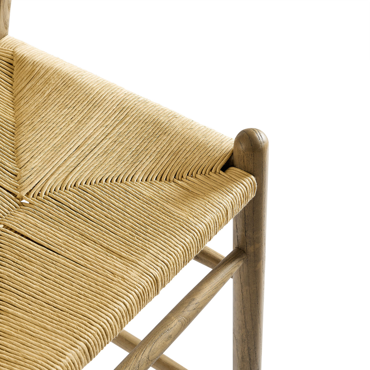 Shaker Wood Counter Stool, Weathered Gray